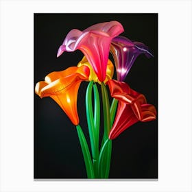Bright Inflatable Flowers Coral Bells 2 Canvas Print