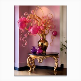 Pink Balloons Canvas Print