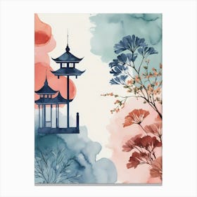 Chinese Pagoda 32 Canvas Print