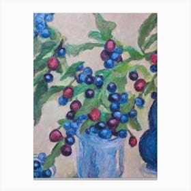 Huckleberry Classic Fruit Canvas Print