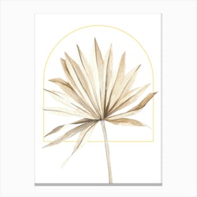 Palm Leaf Canvas Print