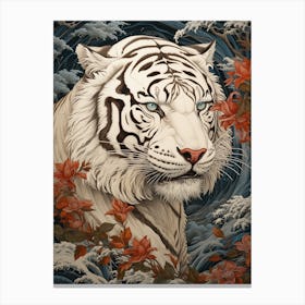 White Tiger 2 Canvas Print