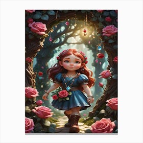 Fairytale Girl Canvas Print