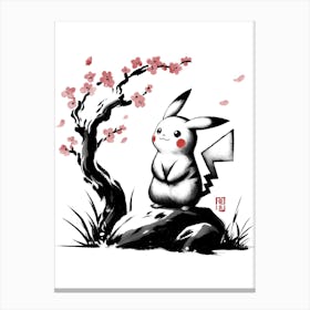 Pokemon Pikachu Canvas Print