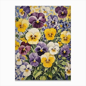 Pansies no2 Canvas Print