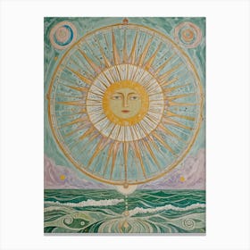 Sea Sun Canvas Print