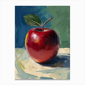 Apple In Matisse Painting Style Canvas Print