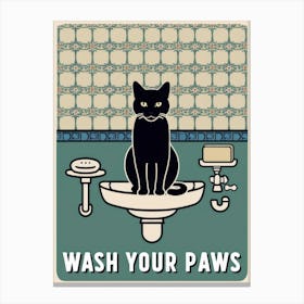 Wash Your Paws 31 Canvas Print