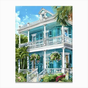 Victorian House 1 Canvas Print