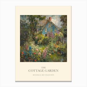 Flower Symphony Cottage Garden Poster 12 Canvas Print