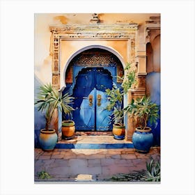 Blue Door 8 Canvas Print