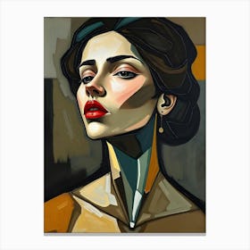 Portrait Of A Woman 73 Canvas Print