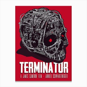 Terminator Movie Canvas Print