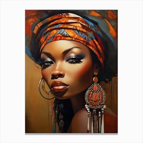 African Woman Canvas Print