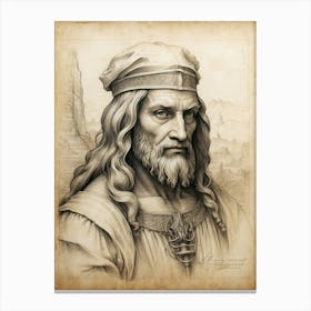 Leonardo Da Vinci 1 Canvas Print