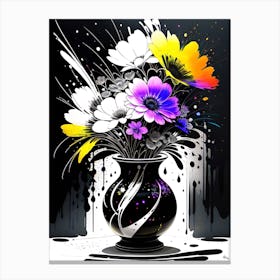 Flowers In A Vase 5 Canvas Print