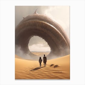 Dune Fan Art Storm 2 Canvas Print
