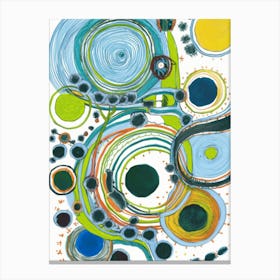 Circles And Swirls Canvas Print