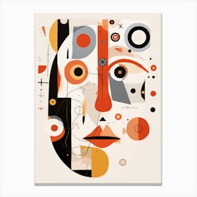 Abstract Face 1 Canvas Print