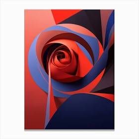 Abstract Rose Canvas Print