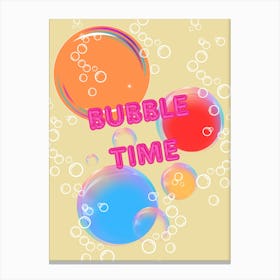 Bubble Canvas Print