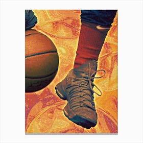 Basketball Abstract Canvas Print