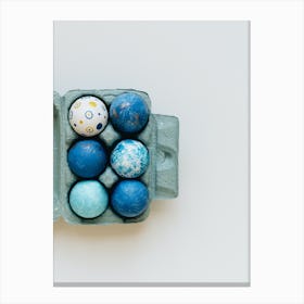 Easter Eggs In A Box Canvas Print