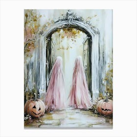 Pink Ghosts 1 Canvas Print