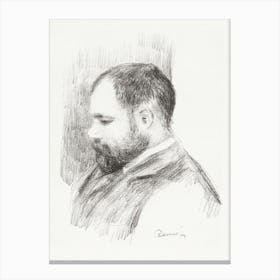 Portrait Of Ambroise Vollard (1904), Pierre Auguste Renoir Canvas Print