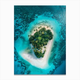 Heart Island Canvas Print