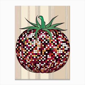 Mosaic Tomato Canvas Print