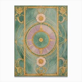 Pastel Card Canvas Print