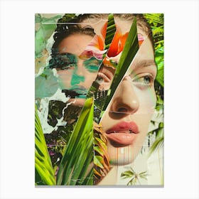 collage artwotk Canvas Print