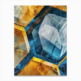 Blue Diamonds Canvas Print