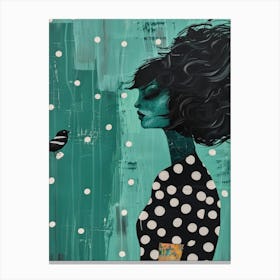 Girl In The Rain 1 Canvas Print