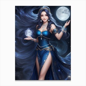 Moon Goddess Canvas Print
