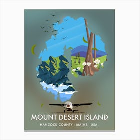 Mount Desert Island Canvas Print