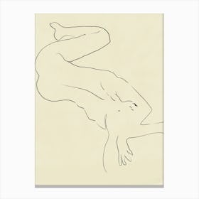 Nude footage Canvas Print