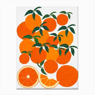 Orange Harvest Canvas Print
