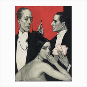 See, Jack, He Said, His Manner Wild And Delirious by Wladyslaw Theodore Benda (1922) Canvas Print