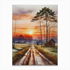 Country Road.4 Canvas Print