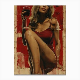 Sex And Wine 3 Canvas Print