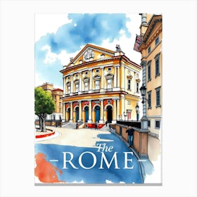 Rome City 1 Canvas Print