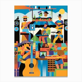 Latin Music Canvas Print