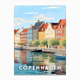 Copenhagen Travel Canvas Print