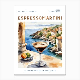 Espresso Martini Canvas Print