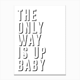 Up Baby Canvas Print