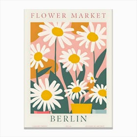 Flower Market Berlin 1 Canvas Print