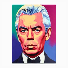 James Coburn Pop Movies Art Movies Canvas Print