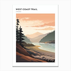 West Coast Trail Canada 1 Hiking Trail Landscape Poster Canvas Print